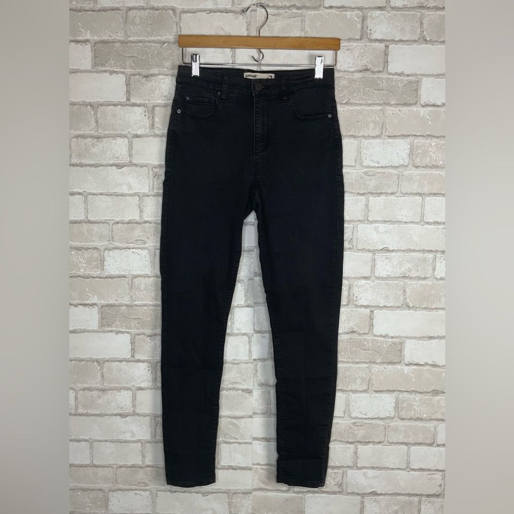 Garage Black Retro High Waist Skinny Jeans Size 7